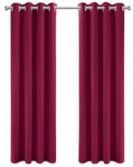 Gordijnen rood  nieuw velours 240x140CM, Huis en Inrichting, Stoffering | Gordijnen en Lamellen, 100 tot 150 cm, 200 cm of meer