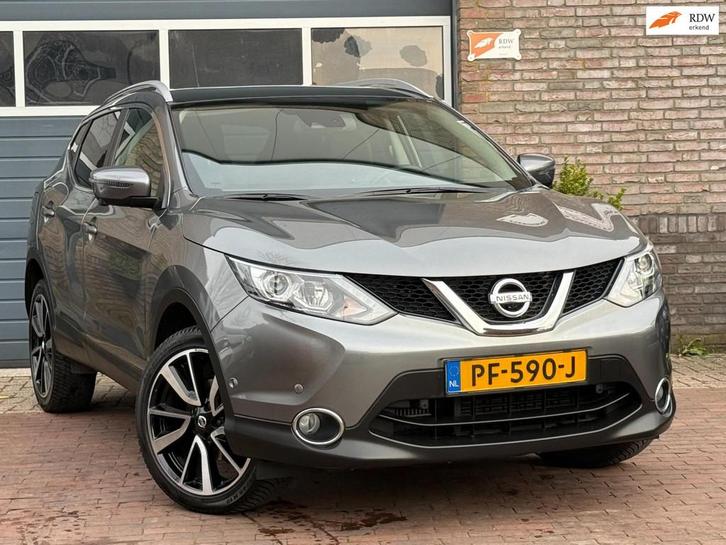 Nissan Qashqai 1.6 Tekna|Climate|Leder|Navi|Pano.Dak, Auto's, Nissan, Bedrijf, Te koop, Qashqai, 360° camera, ABS, Achteruitrijcamera