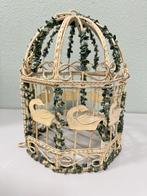 Brocante curiosa Vogelkooi deco decoratie 30x20 cm Groot, Antiek en Kunst, Ophalen of Verzenden