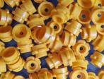 Lego 1x1 plate with flower, Bright orange (per 100), Verzenden, Nieuw, Losse stenen, Lego