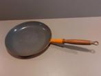 Le Creuset Koekenpan 29cm Gietijzer Vintage, Huis en Inrichting, Keuken | Potten en Pannen, Gebruikt, Le Creuset, Koekenpan of Braadpan