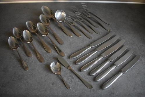 Gero Zilmeta 718 Puntfilet cassette uitbreiding 3 personen, Antiek en Kunst, Antiek | Bestek, Ophalen of Verzenden