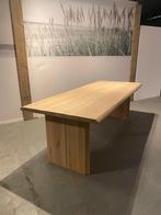Mooie eiken White Wash eettafel 240X100cm €579,-, Ophalen, Eikenhout, 50 tot 100 cm, Rechthoekig