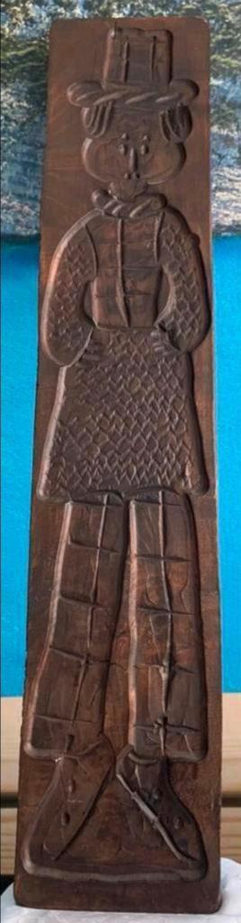 XL Zeldzaam antiek Hollands taaitaai of speculaasplank 90 cm, Antiek en Kunst, Antiek | Keukenbenodigdheden, Ophalen of Verzenden