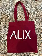 Alix the label dun stoffen tasje bordeaux, Ophalen, Nieuw, Rood