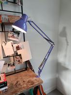 Unieke paarse vintage bureaulamp met klem, Hobby en Vrije tijd, Vergrootglazen, Loepen en Loeplampen, Ophalen of Verzenden, Zo goed als nieuw