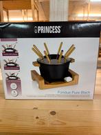 Princess Fondue Pure Black - Nieuw in doos, Witgoed en Apparatuur, Fonduesets, Ophalen of Verzenden, Nieuw, Brander, Fondueset
