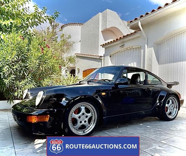 Porsche 911 Turbo S | 1991 | Route 66 Auctions, Auto's, Oldtimers, Bedrijf, Te koop, Porsche, Benzine, Overige carrosserieën, Handgeschakeld