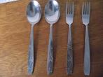4 stuks vintage Sola Blanche bestek UFO stijl 1960 ook p st, Ophalen of Verzenden