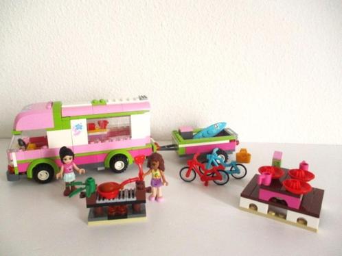 lego Friends camper 3184 +bouwinstructie boekje lees beschr., Kinderen en Baby's, Speelgoed | Duplo en Lego, Zo goed als nieuw