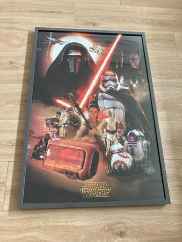 Star Wars poster The Force Awakens 60 x 90 cm incl. lijst beschikbaar voor biedingen