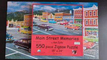 Ken Zylla Puzzel - Main Street Memories - 550 St - Compleet! beschikbaar voor biedingen