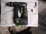 Festool C 12 schroefmachine met 2 accu's, Doe-het-zelf en Verbouw, Gereedschap | Boormachines, Ophalen, Gebruikt, Variabele snelheid