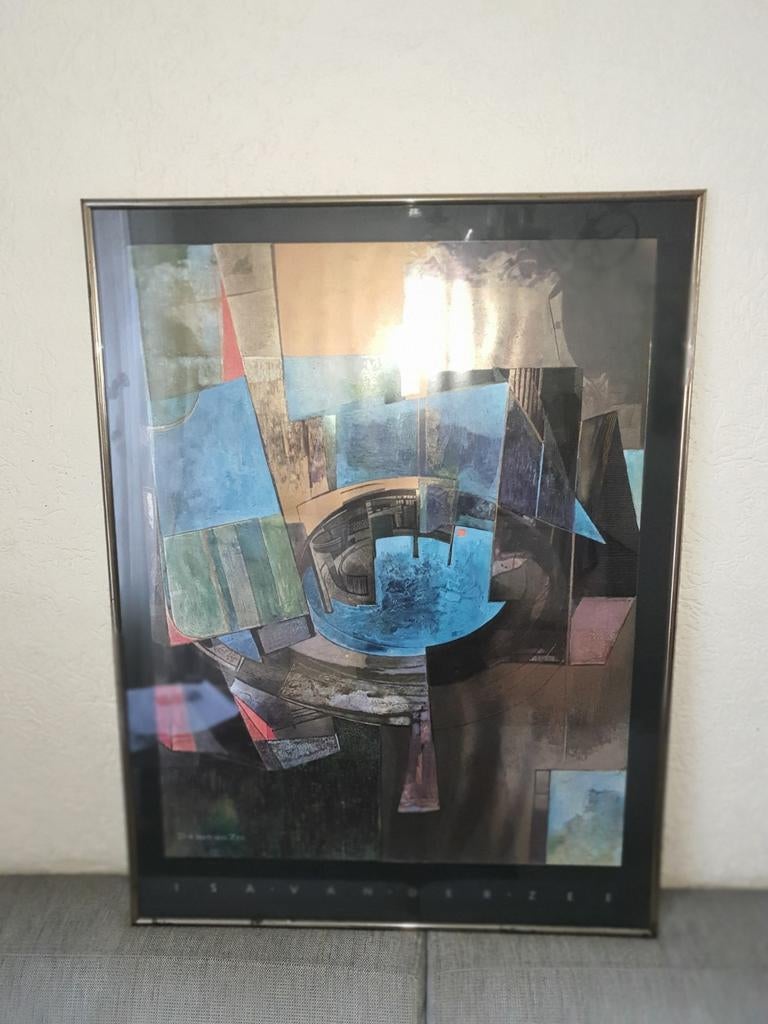 Abstracte Kunst Print - Isa van der Zee, Antiek en Kunst, Ophalen of Verzenden