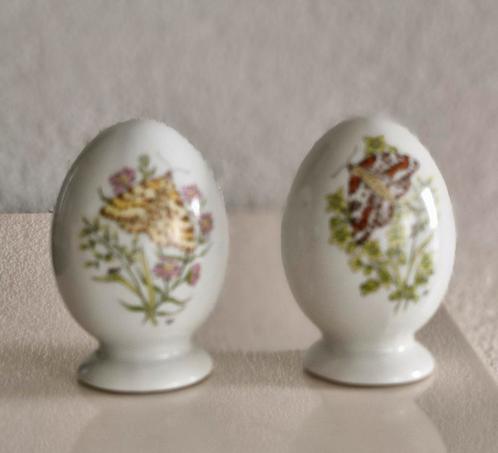 Peper en Zout set met opdruk Vlinders en Bloemen, Huis en Inrichting, Keuken | Servies, Zo goed als nieuw, Overige typen, Overige stijlen