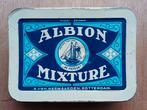 Albion mixture  tabaksblik., Verzamelen, Blikken, Ophalen of Verzenden, Gebruikt, Overige merken