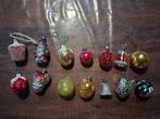 van oma's zolder 14 nostalgische oude kleine kerstballen, Ophalen, Gebruikt