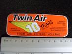 sticker twin air logo foam air filters holland 10 years, Merk, Zo goed als nieuw, Verzenden