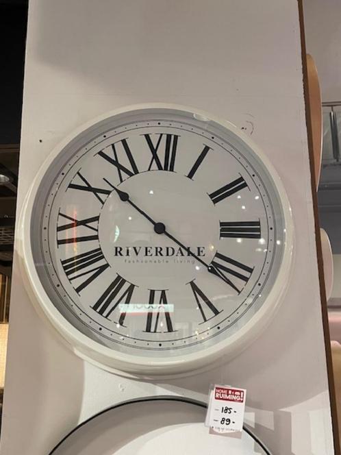 Te koop: Riverdale wandklok, Huis en Inrichting, Woonaccessoires | Klokken, Nieuw, Wandklok, Analoog, Ophalen of Verzenden