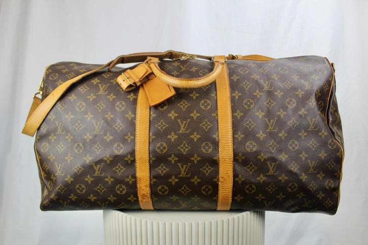Louis Vuitton Keepall 60 Bandouliere - 635, Sieraden, Tassen en Uiterlijk, Tassen | Reistassen en Weekendtassen, Gebruikt, Bruin