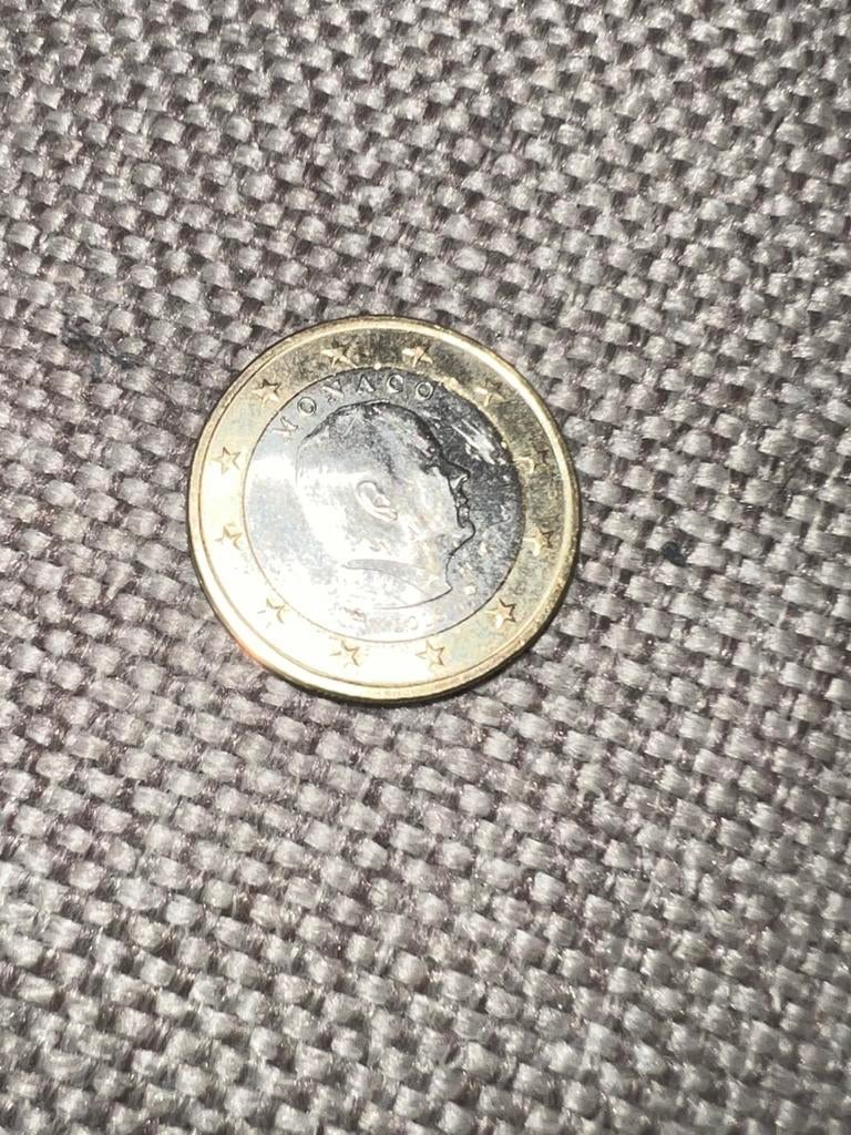 1 euro muntstuk Monaco 2016, Postzegels en Munten, Munten | Europa | Euromunten, Ophalen of Verzenden, Monaco, 2 euro