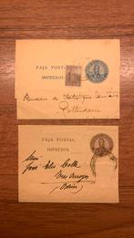 Twee oude (kranten)wikkels uit Argentinië, ca. 1912 (?), Overige typen, Ophalen of Verzenden