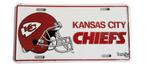 KANSAS CITY CHIEFS nfl football metal kentekenplaat, Sport en Fitness, Rugby, Info@taurusvintage.nl, NFL, Overige typen, Nieuw