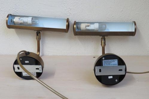 Messing schilderijlampen, 2 stuks, Antiek en Kunst, Antiek | Lampen, Ophalen of Verzenden