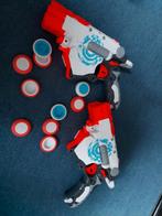 Nerf blaster met schijfjes, Ophalen of Verzenden, Gebruikt, Vanaf 7 jaar
