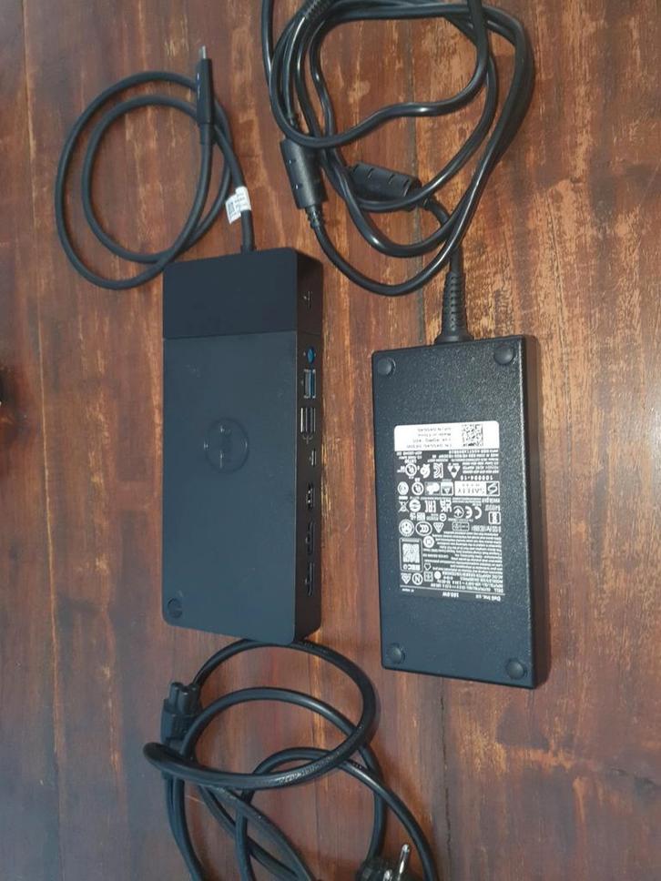 Dell WD19TB WD19TBS 180WATT Voeding Thunderbolt USB-C WD19, Computers en Software, Dockingstations, Laptop, Telefoon, Ophalen of Verzenden