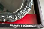 Michelin Serviertablett met florale omranding 31 cm x 44 cm, Antiek en Kunst, Ophalen of Verzenden
