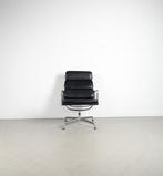 1x Vitra Eames Ea216 Zwart Leer Aluminium, Niet ingevuld, Minder dan 75 cm, Niet ingevuld, Ophalen of Verzenden