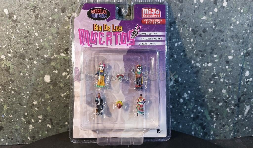 Diorama figuur Dia de los Muertos 2 AD479 1:64 American Dio, Verzenden, Nieuw, 1:50 of kleiner, Figuur of Figuren