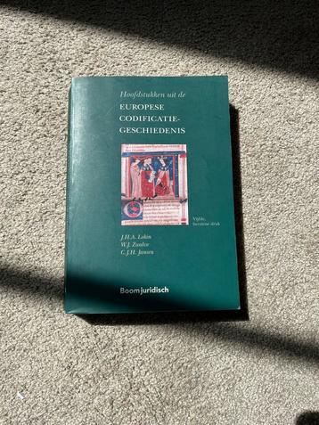 Hoofdstukken uit de Europese Codificatiegeschiedenis beschikbaar voor biedingen