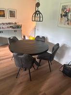 Eetkamerset Rond 130cm Haiko Trendhopper, Huis en Inrichting, Ophalen, Gebruikt, 100 tot 150 cm, Rond