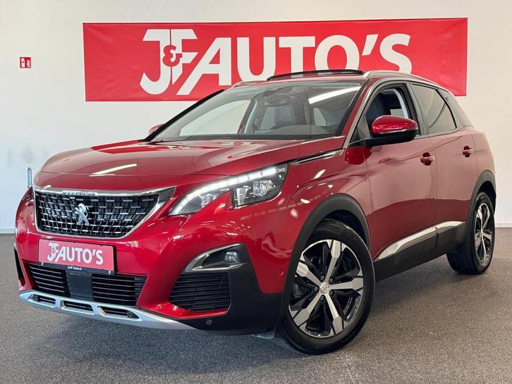 Peugeot 3008 1.2 GT-LINE LEER, PANORAMADAK, NAVIGATIE/CAMERA, Auto's, Peugeot, Bedrijf, Te koop, 360° camera, ABS, Achteruitrijcamera