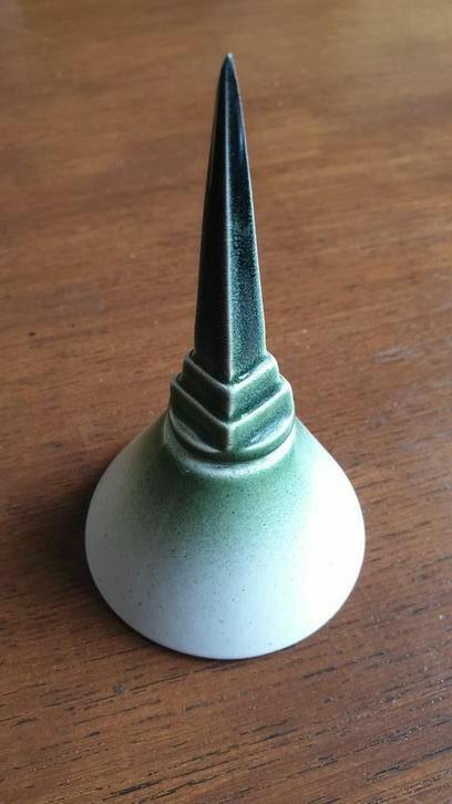 Kunstig keramisch potje, Huis en Inrichting, Woonaccessoires | Wanddecoraties, Gebruikt, Ophalen of Verzenden