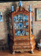 barok vitrine - porcelein kast, Antiek en Kunst, Ophalen of Verzenden