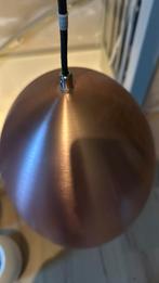 Ronde koperen lamp, Ophalen of Verzenden, Zo goed als nieuw, Minder dan 50 cm