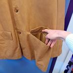 Arma suede leren camel bruine jas met knopen maat 52 48341, Maat 52/54 (L), ., Zo goed als nieuw, .