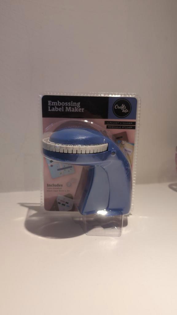 Crafts & Co Embossing Label Maker - Nieuw, Hobby en Vrije tijd, Knutselen, Nieuw, Gereedschap of Toebehoren, Ophalen of Verzenden