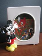 Vintage Disney Fotolijstje met Mickey Mouse / Japan 13.5x10, Verzenden, Mickey Mouse, Gebruikt, Beeldje of Figuurtje