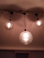 Vintage hanglampen, Ophalen, Vintage, Zo goed als nieuw, Glas