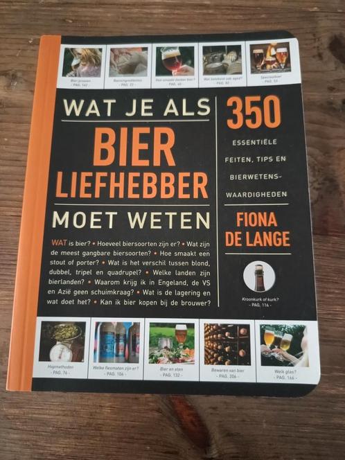 Wat je als bierliefhebber moet weten - Fiona de Lange, Boeken, Gezondheid, Dieet en Voeding, Zo goed als nieuw, Overige typen