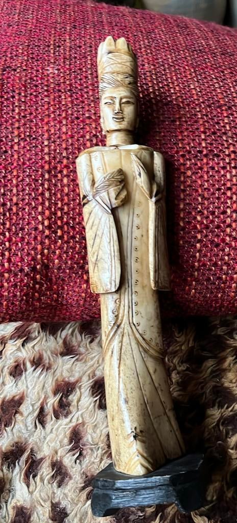 Antiek Chinees Beeldje - Been? 20,-, Ophalen of Verzenden