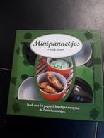 minipannetjes met receptenboek in geschenkverpakking, Ophalen of Verzenden, Nieuw, Overige materialen, Overige typen