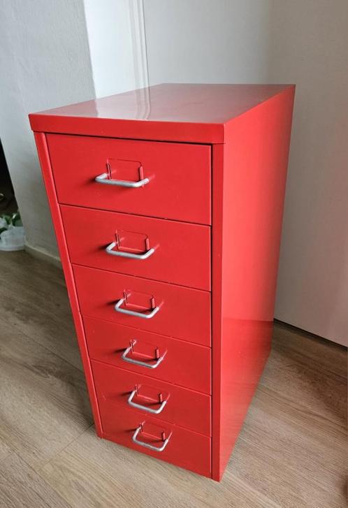 Rood Helmer ladenblok - IKEA, Huis en Inrichting, Kasten | Roldeurkasten en Archiefkasten, Gebruikt, Minder dan 100 cm, Minder dan 50 cm