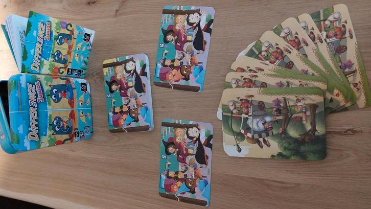 Differences Junior, verschillen zoeken, Hobby en Vrije tijd, Gezelschapsspellen | Bordspellen, Zo goed als nieuw, Ophalen