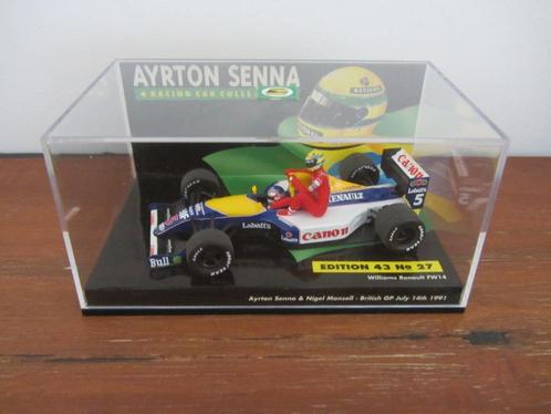 Ayrton Senna Racing Car Collection - Williams Renault FW14, Hobby en Vrije tijd, Modelauto's | 1:43, Nieuw, Auto, MiniChamps, Ophalen of Verzenden