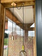 Dutchbone hanglampen zilver, Huis en Inrichting, Lampen | Hanglampen, Ophalen, Zo goed als nieuw, Minder dan 50 cm